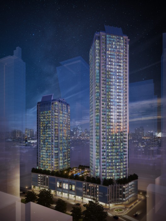 4 3C Facade Night